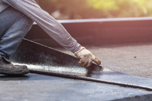 Professional Basement Waterproofing technician working in Red Bank, NJ